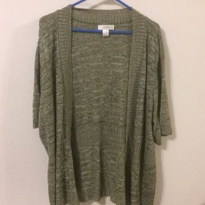 Short sleeve light weight cardigan